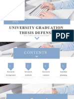 University Graduation Thesis Defense: Here Is Where Your Presentation Begins