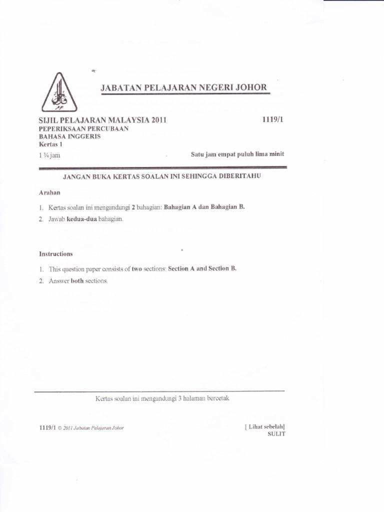 Spm English Trial Papers Spm Free Spm Tips 2020 By Student Malaysia Education Forum