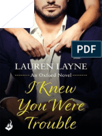 #4 - Lauren Layne - I Knew You Were Trouble