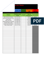 Planilha de Controle de Clientes