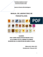 Manual de Parasitología Primavera 2021 - Uatx