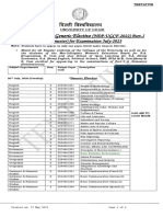 2023-05-28-TentativeDatesheet-S2-Date-Sheet Generci Elective - 23-Sem - II