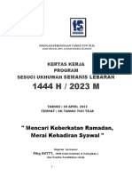 Kertas Kerja Program Sesuci Ukhuwah Semanis Lebaran 2023 New