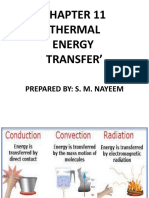 Chapter 11 Thermal Energy Transfer