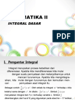 Integral Dasar