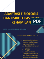 Adaptasi Fisik Dan Psikologis Dalam Kehamilan