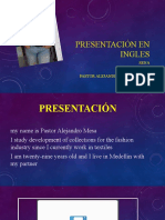 Presentación en Ingles