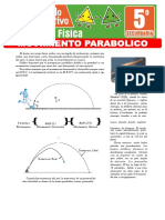 Problemas de Movimiento Parabólico para Quinto Grado de Secundaria