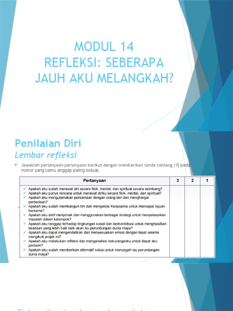 Modul 14 Bangunlah Jiwa Dan Raganya | PDF | Karier & Perkembangan ...