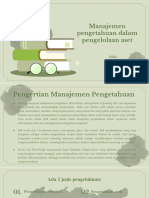 Manajemen Pengetahuan DLM Pnglolaan Aset (Kel 10)