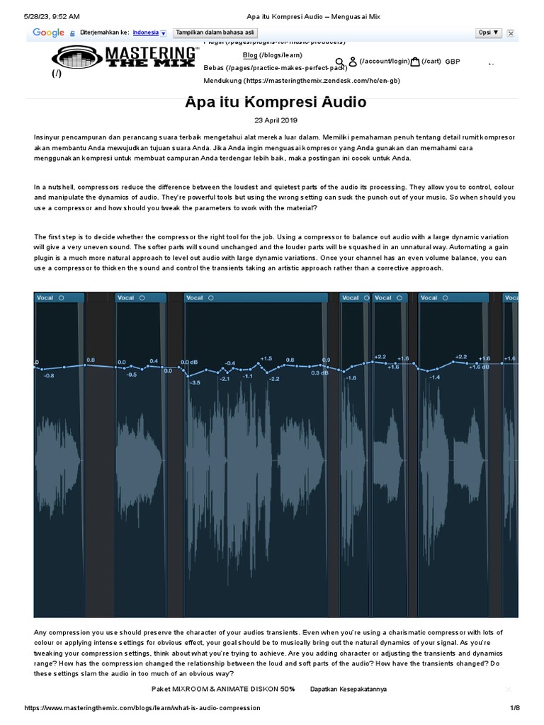 Apa Itu Kompresi Audio Menguasai Mix PDF