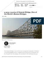 A Brief History of Howrah Bridge, One of The World's Busiest Bridges