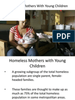 Homeless Mothers With Young Children