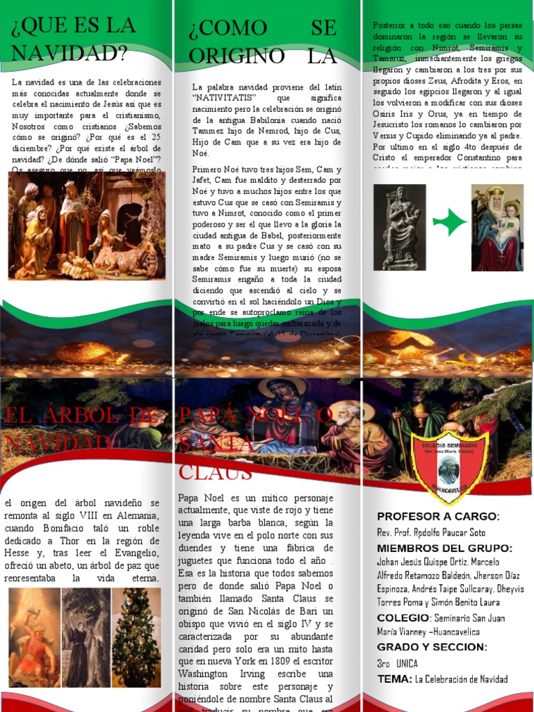 Orígenes ocultos de la Navidad | PDF | Papá Noel