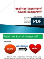 Presentasipenelitiankuantitatifkausal Komparatif 160419155555