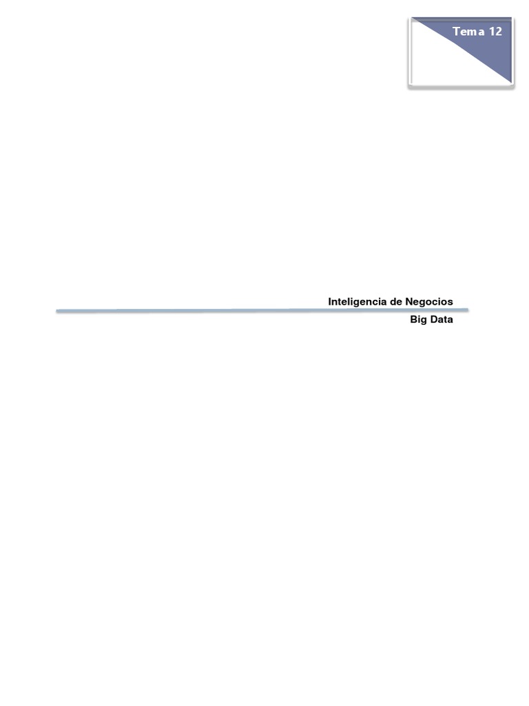 Big Data: Definición y Aplicaciones | PDF | Big Data | Analítica predictiva