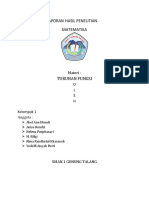 Laporan Matematika Turunan Fungsi