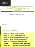 Slides Ch7 Bài 7. Phương pháp nhiều bước giải gần đúng PTVP