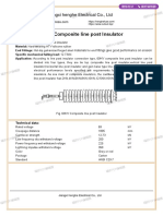 69kV Composite Line Post Insulator