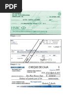 Estructura Del Cheque Bac Bancaria | PDF
