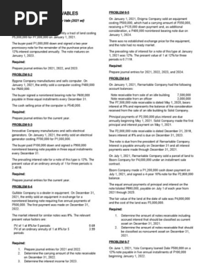 Notes Receivables