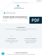 12create Bank Transactions