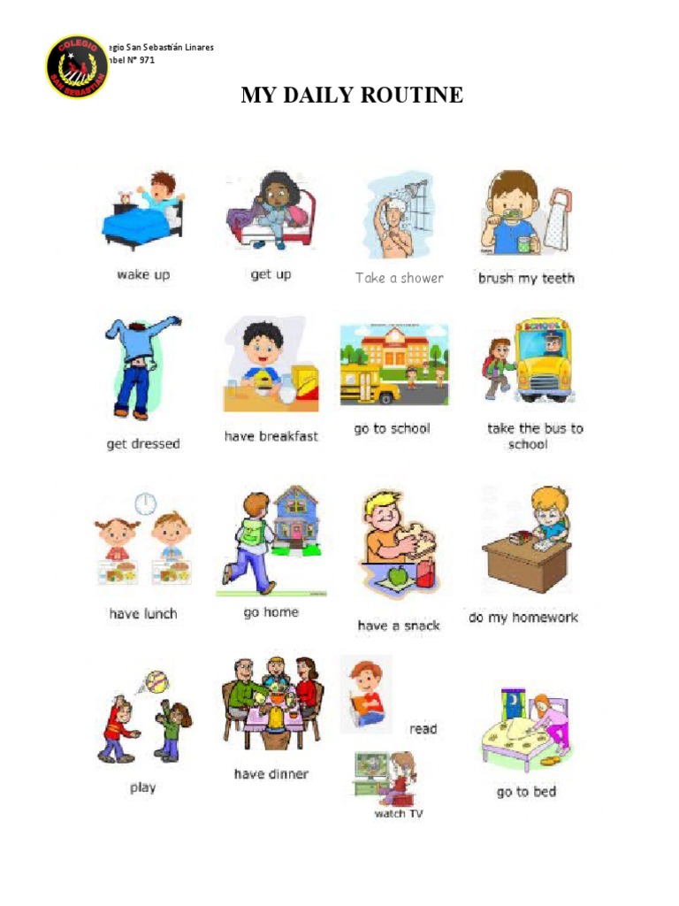my-daily-routine-vocabulary-pdf