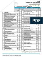 CPL A Flight Test Checklist Form 61 1490