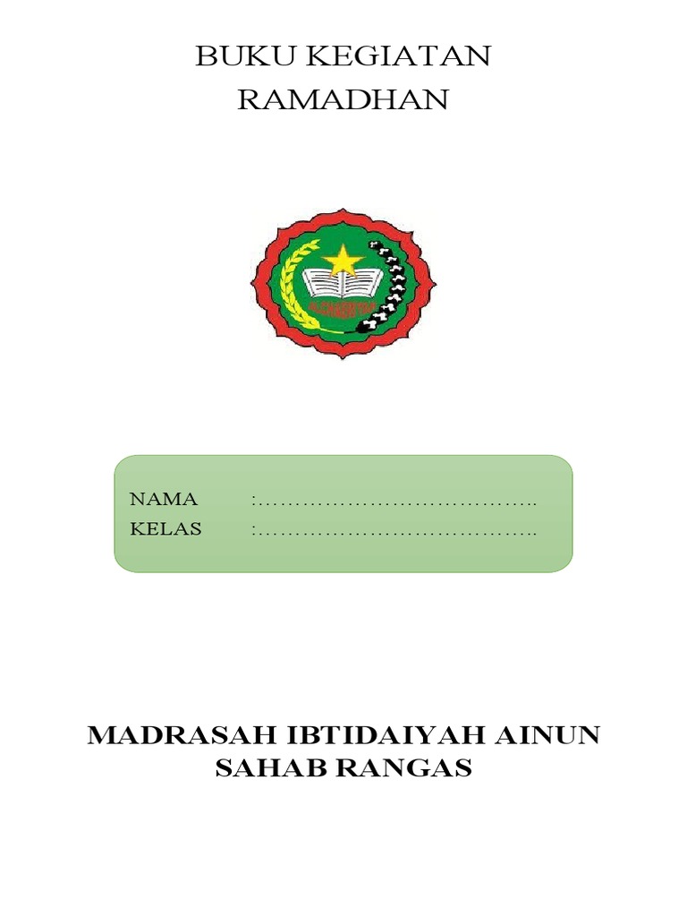 Buku Kegiatan Ramadhan Pdf