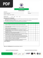 (Appendix C-06) COT-RPMS Rating Sheet For MT I-IV For SY 2023-2024 | PDF