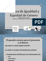 Politica de Igualdad de Genero en El CCSICA Por Haydee Castillo - FMICA