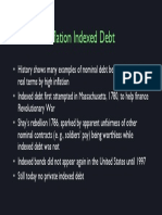 Inflation Indexed Debt