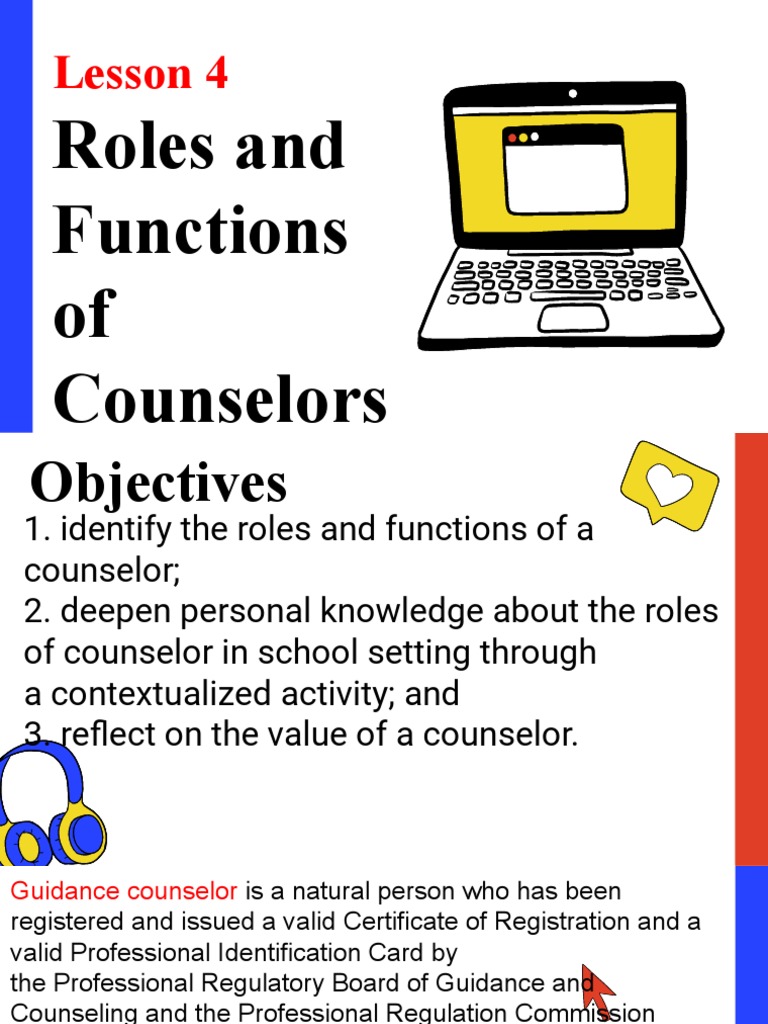 Roles and Functions of Counselors | PDF | Career & Growth | Business