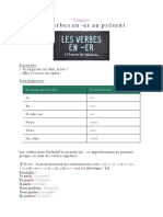 Grammaire Verbes en Er