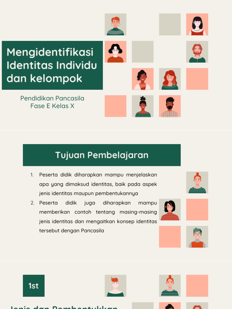 Identitas Individu dan Kelompok dalam Pancasila | PDF | Sains & Matematika