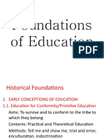 Foundation of Education