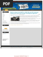 Taliban Claims, 13 Sept 11 Kabul Attacks