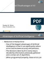 Advantages and Disadvantages of AI