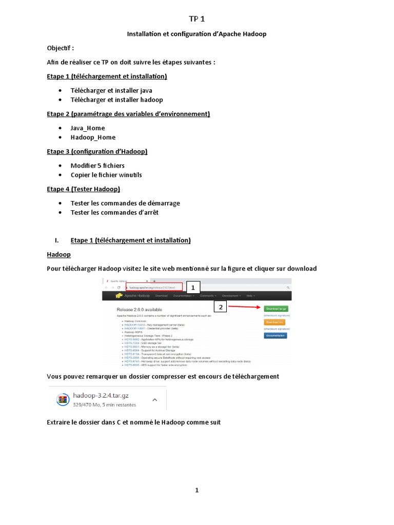 Guide d'Installation Hadoop | PDF | Apache Hadoop | Java (Langage de ...