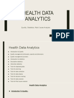4 Healthcare Data Analytics