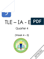 Tle - Ia - Epas: Quarter 4
