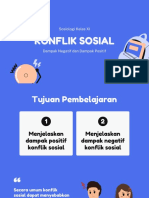 Konflik Sosial - Dampak Positif Dan Negatif