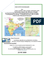 National Highways Authority of India - EPH - VSP Dist - Executive Summary - English