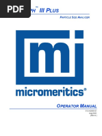 SediGraph III Plus Operator Manual Rev A Aug 2021