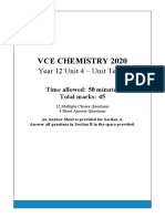 Organic Chem Test 2020 Lisachem