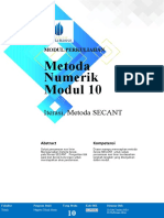 Modul 10a Metod Num 22 Sabtu 5 Nov