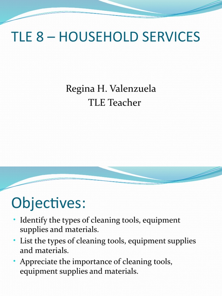 Cleaning Tools and Equipment | PDF