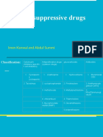 Immunosuppressive Drugs IK As