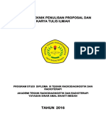 Pedoman Teknik Penulisan KTI D3