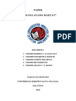 Paper Teologi Agama Rakyat Fix - Kel 1 - Pit (A)